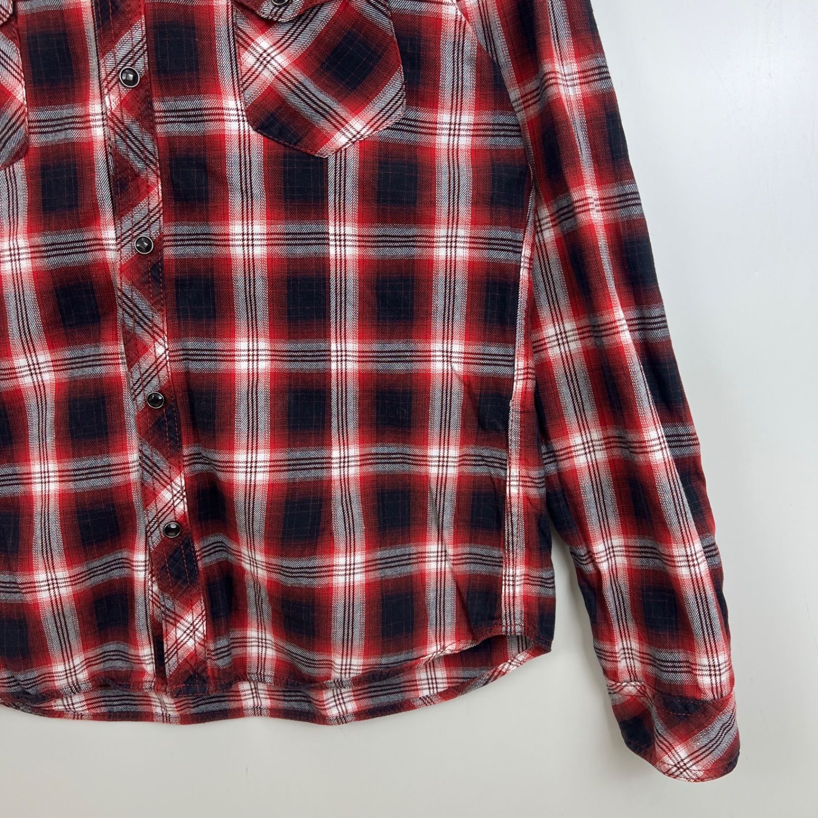 HIDEAWAYS NICOLE 00s y2k archive ombre Western shirts 48 