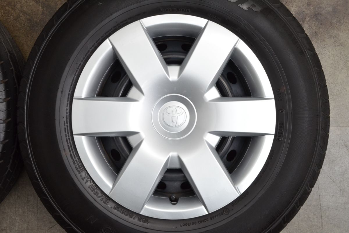 程度良好品】トヨタ 200 ハイエース 純正 15in 6J+35 PCD139.7 