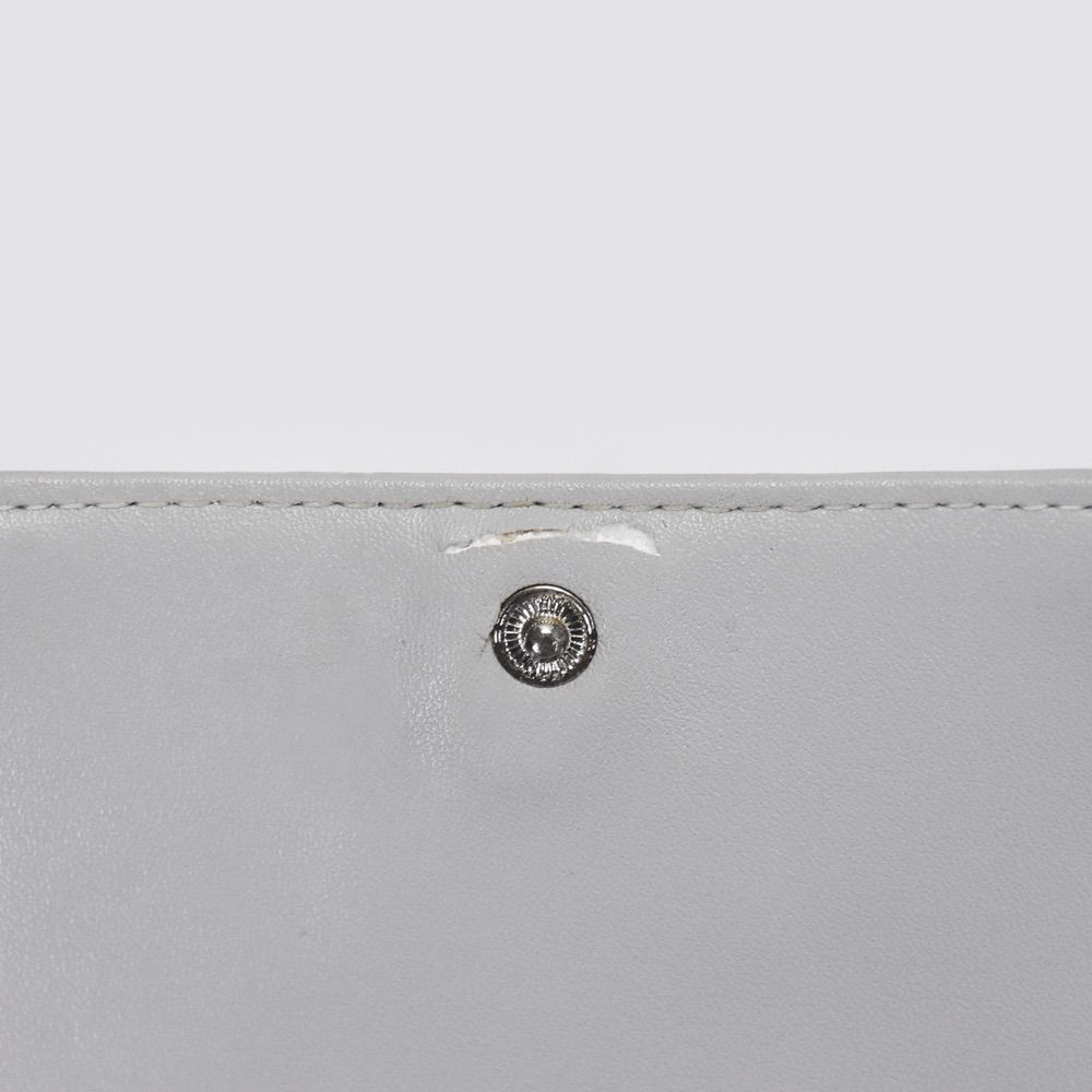 pium ピウム モノグラムウォレット ブルーグレー レディース ミニ