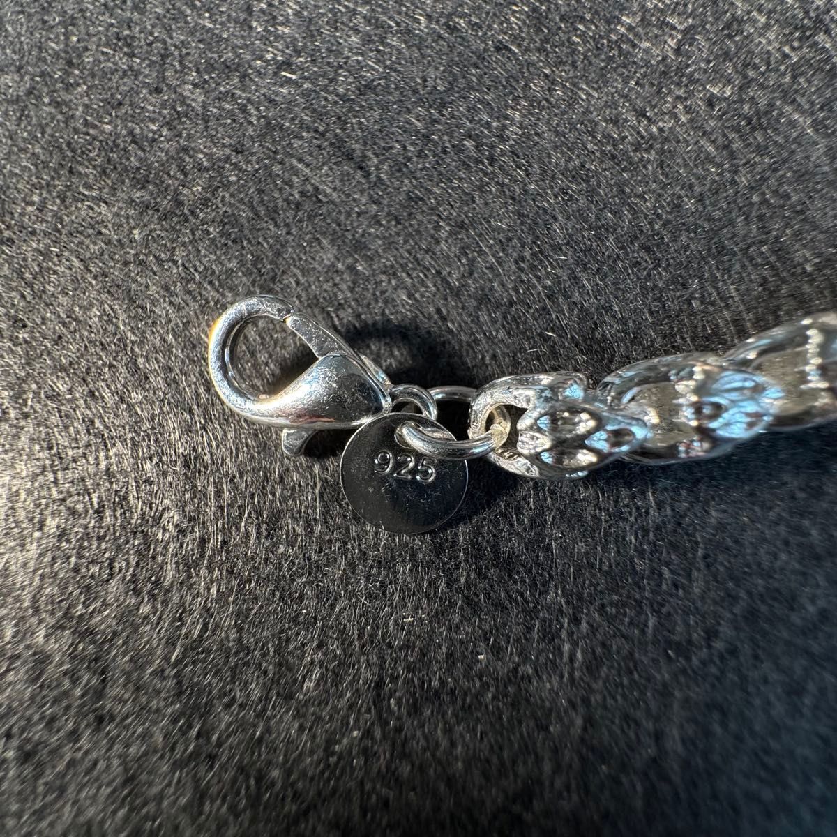 シルバー925 Plated SILVER デザイン チェーン ブレスレット 変形 
