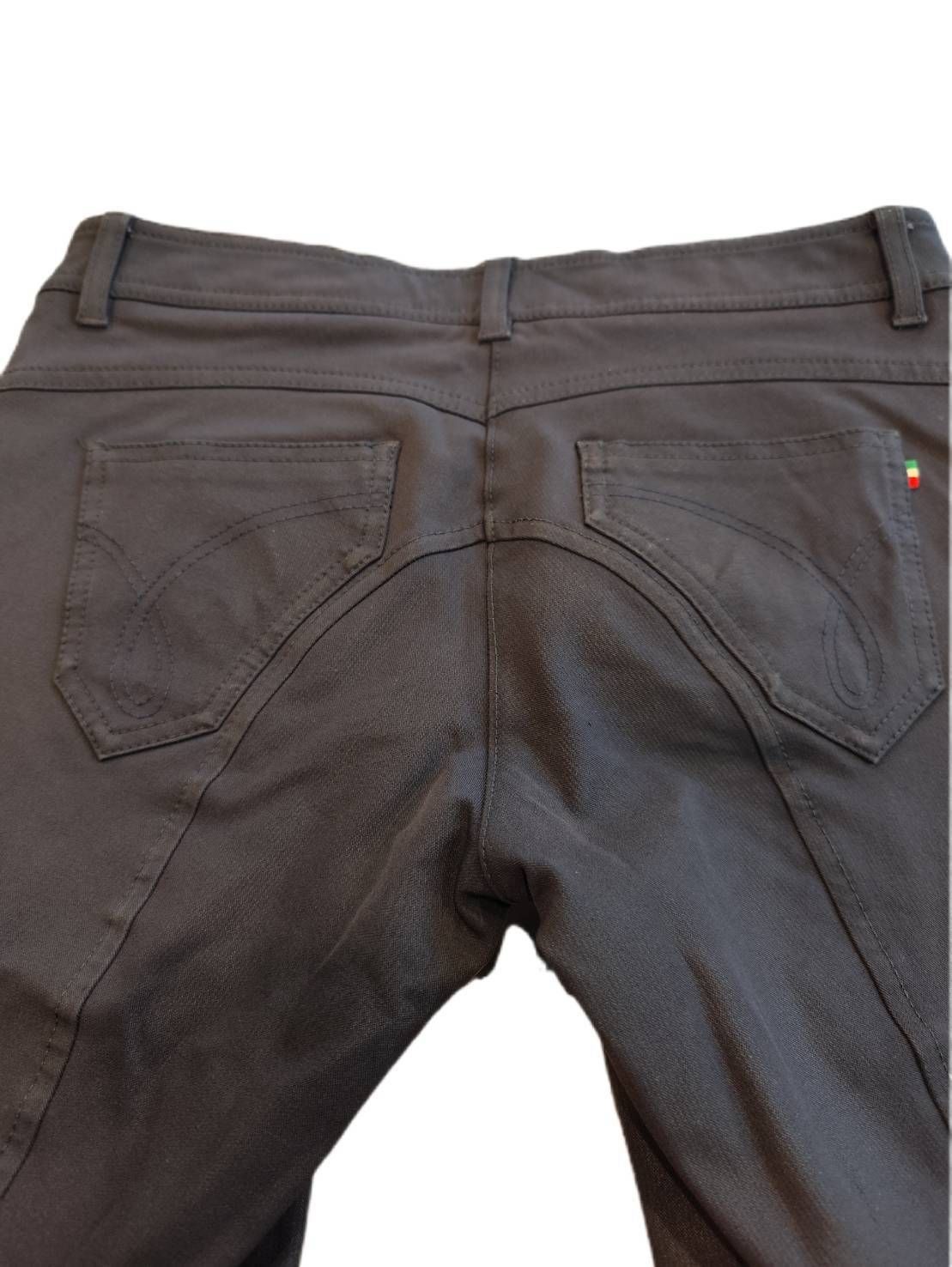 IAGO 乗馬キュロット size42 ネイビー MADE IN ITALY 毛羽立ち有 