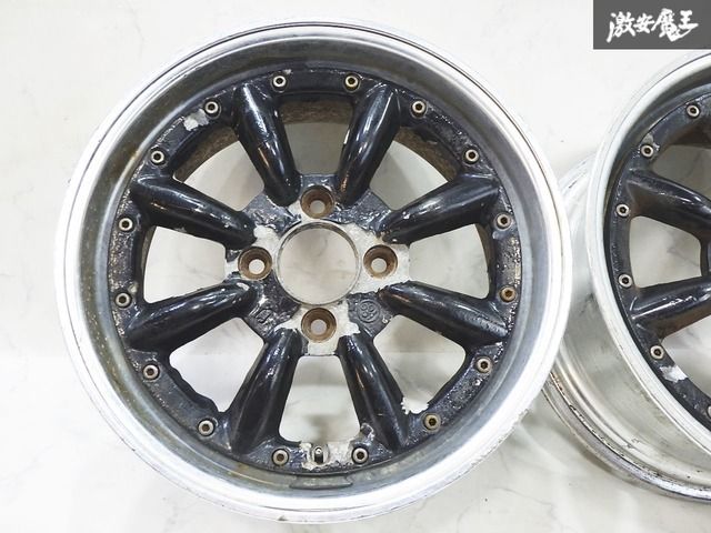 ○WATANABE ワタナベ RS-8 16インチ 8J ＋38 4H 4穴 PCD114.3 8本 