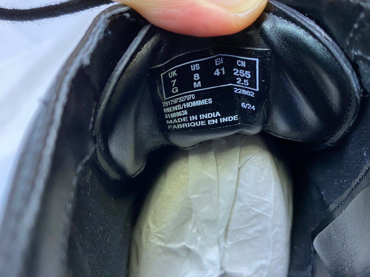 美中古品】Clarks クラークス Aldwin Cap ブーティ サイドジップ