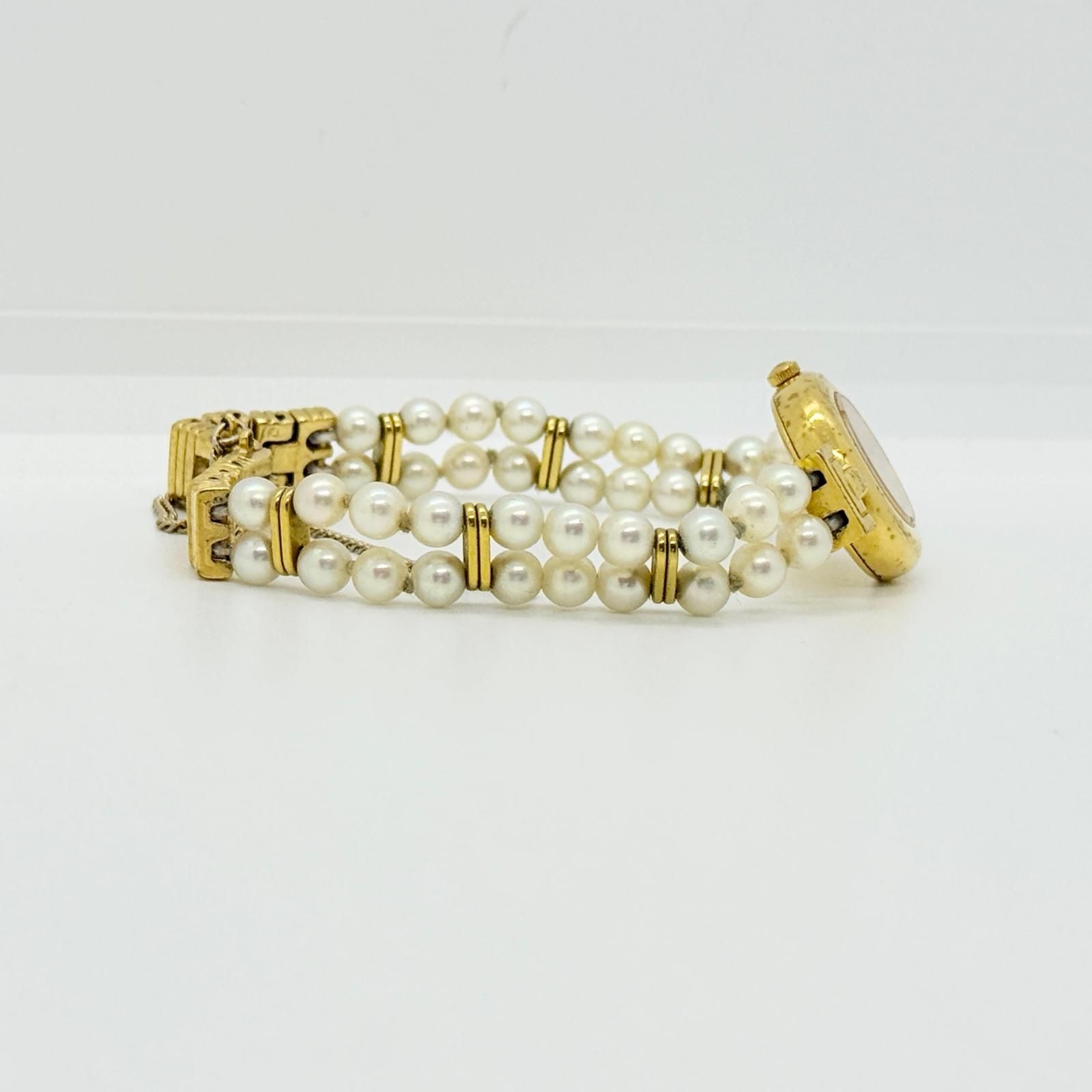 MIKIMOTO ミキモト GP GP×パール ホワイトシェル文字盤 JAL限定 4N20 