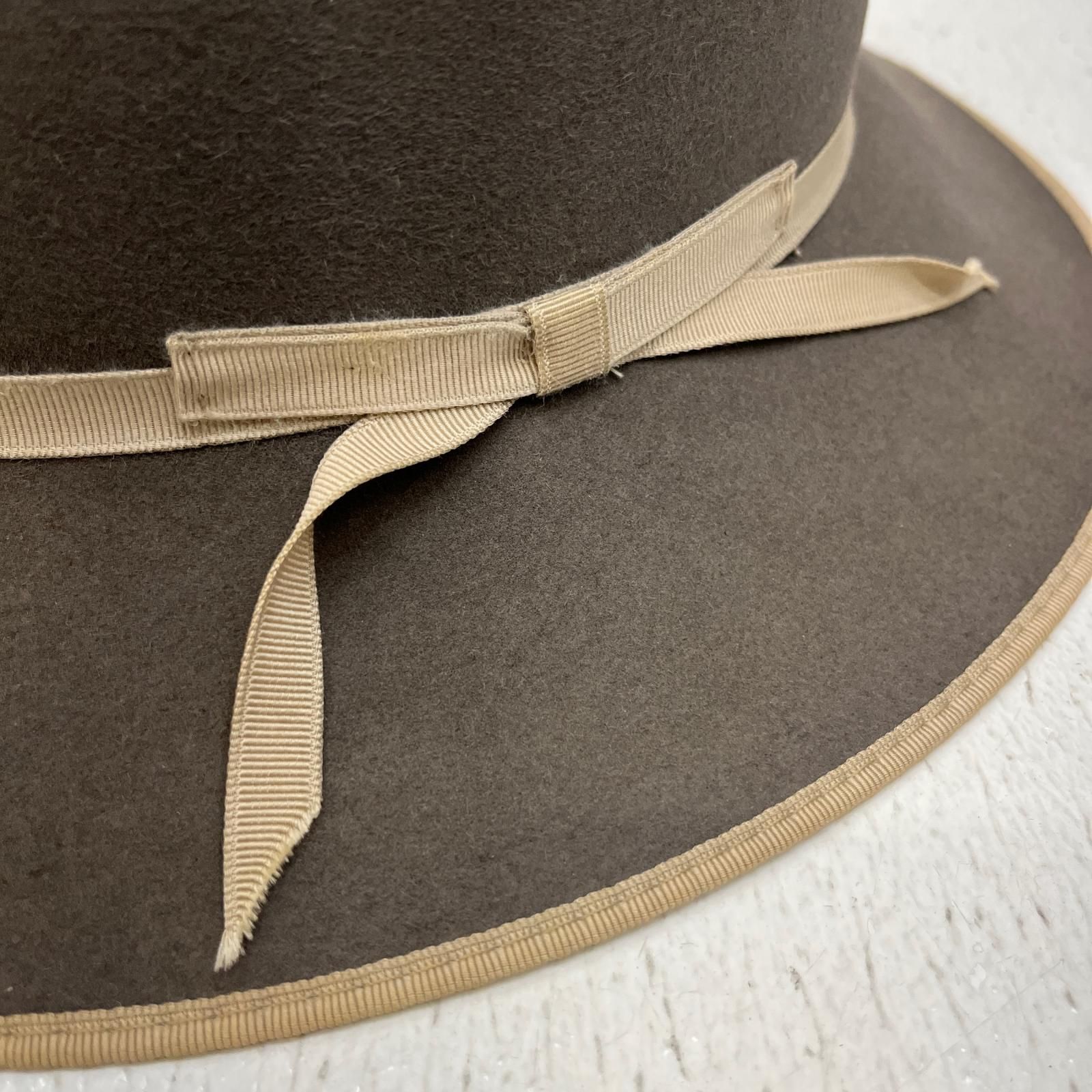 【加古川店】 中古 STETSON | ステットソン ハット フェルトハット ブラウン サイズ：XS 【118】 加古川店】 中古 STETSON | ステットソン ハット フェルトハット