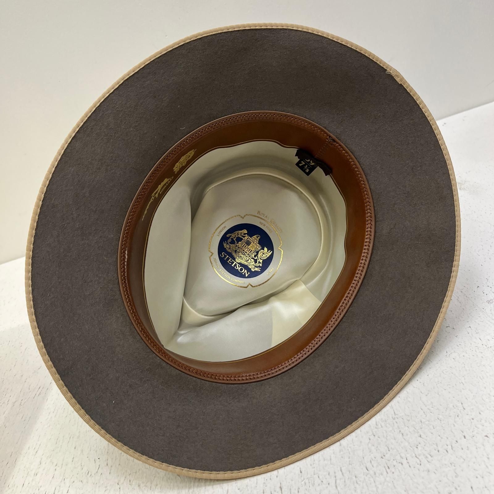 【加古川店】 中古 STETSON | ステットソン ハット フェルトハット ブラウン サイズ：XS 【118】 加古川店】 中古 STETSON | ステットソン ハット フェルトハット