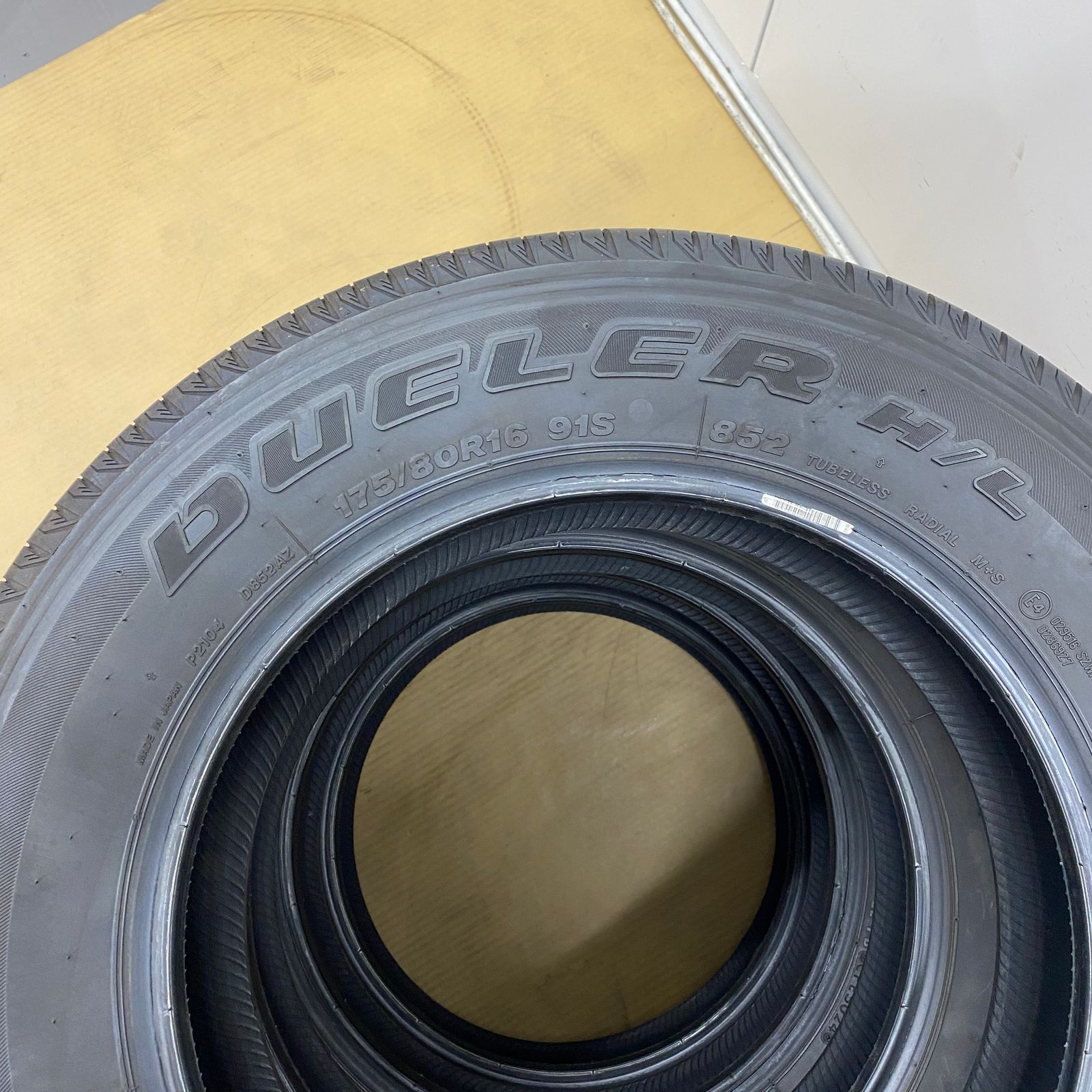 175/80R16 91S Bridgestone Dueler H/L 852 4本セット ブリヂストン 夏 