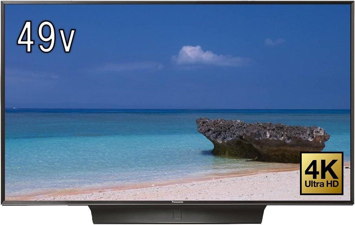 動作確認済】【中古】本体・リモコンのみ パナソニック 49V型 4K 液晶 