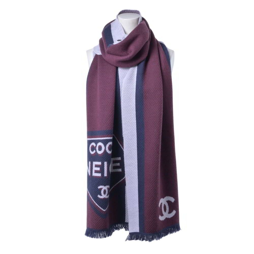 CHANEL COCO NEIGE ココマーク カシミア マフラー - メルカリ