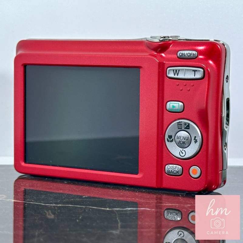 美品】FUJIFILM FinePix JX600 レッド コンパクトデジタルカメラ 1400 