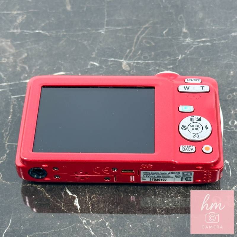 美品】FUJIFILM FinePix JX600 レッド コンパクトデジタルカメラ 1400 