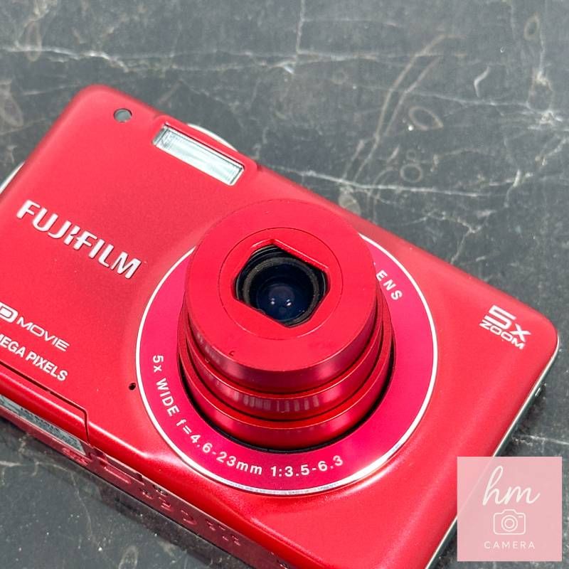 美品】FUJIFILM FinePix JX600 レッド コンパクトデジタルカメラ 1400 