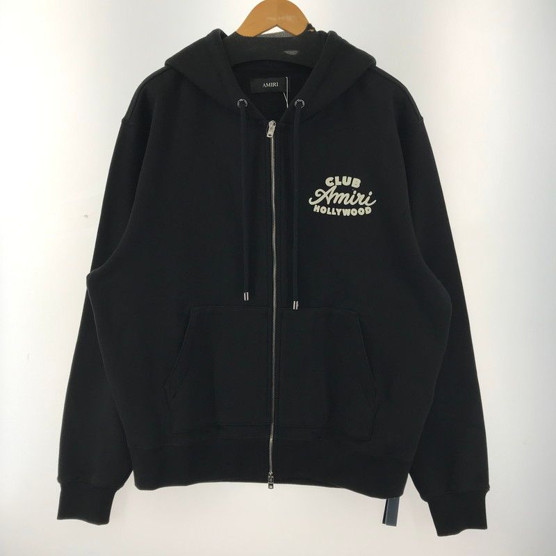 中古美品】 AMIRI アミリ AMJYHD1123 CLUB AMRI ZIPUP HOODIE ジップ 