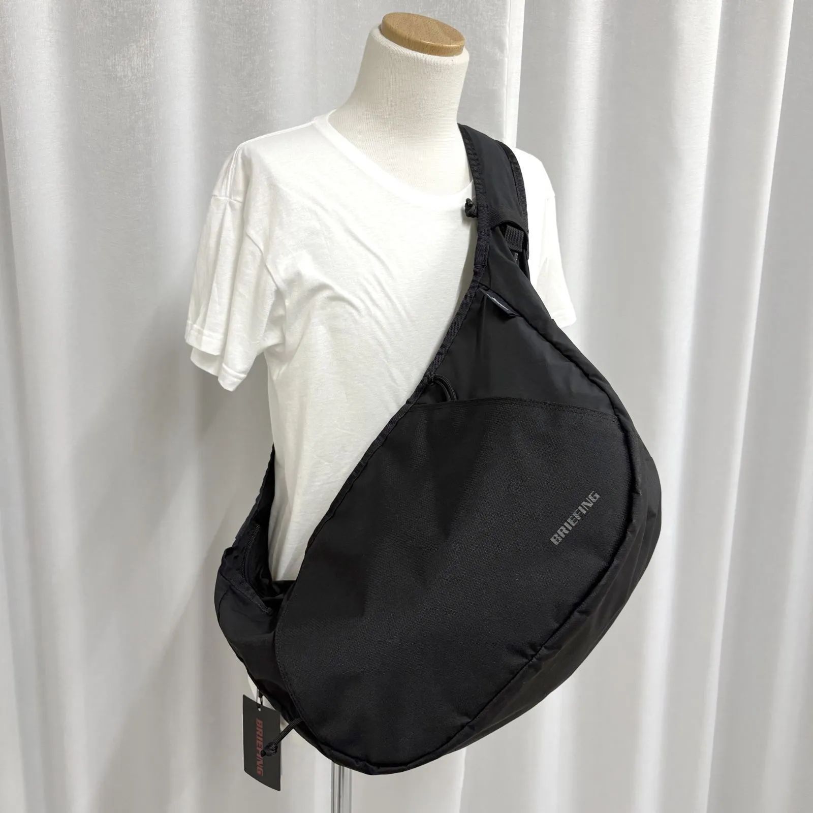 COMME DES GARCONS HOMME BRIEFING ナイロンショルダーバッグ ブラック