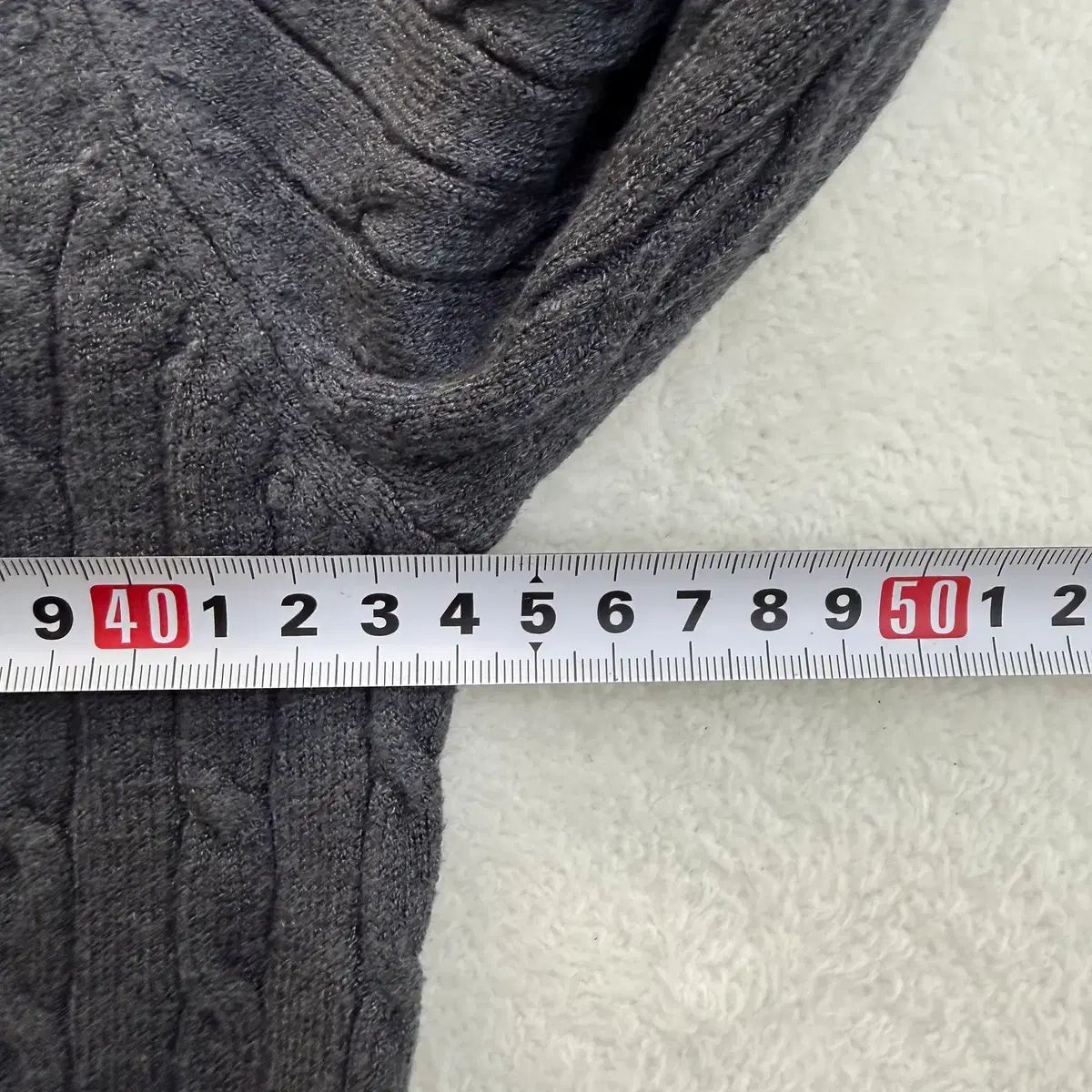 ☆安心の定価販売☆】 実寸確認 Dロゴ ケーブル ニット セーター 0403T 
