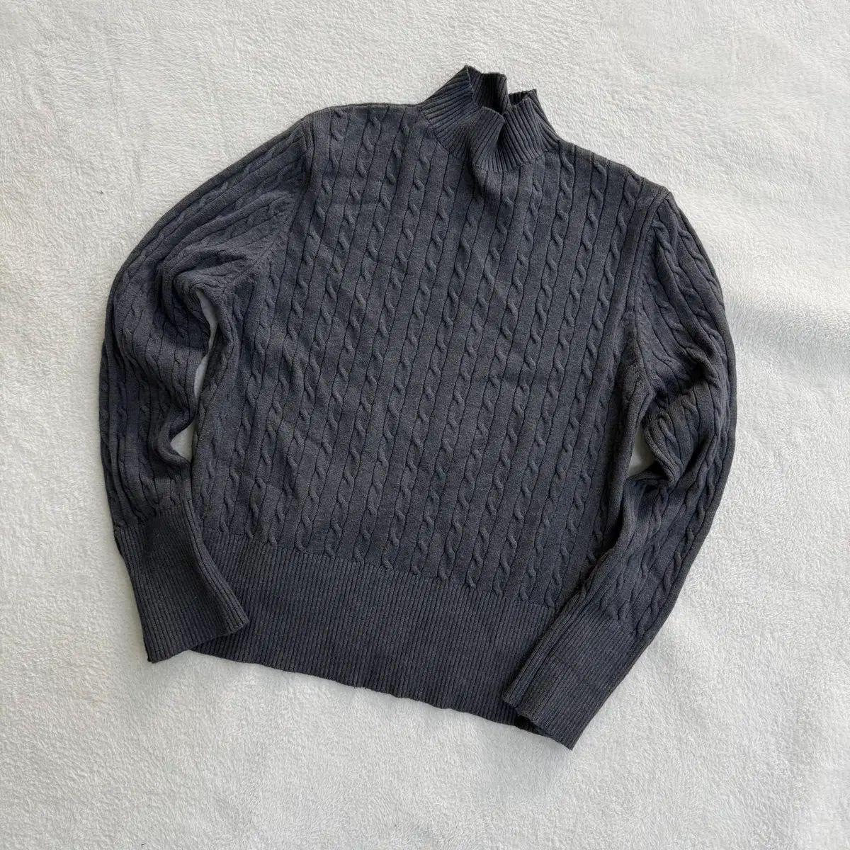 ☆安心の定価販売☆】 実寸確認 Dロゴ ケーブル ニット セーター 0403T 