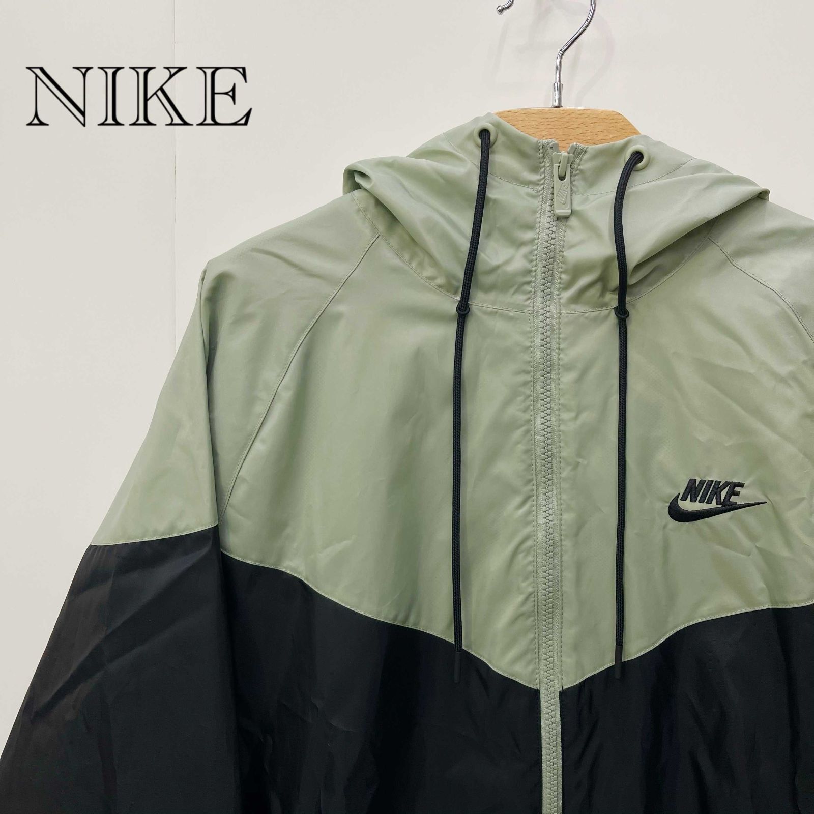 NIKE ナイキ ウィンドランナー フーディ ナイロンジャケット ブラック 