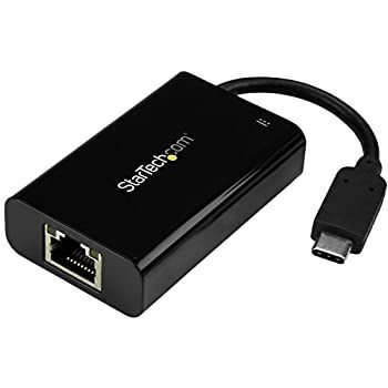 【中古】【輸入･日本仕様】StarTech.com USB-C接続ギガビット有線LANアダプタ USB給電(PD)対応 USB Type-C/オス - GbE(RJ45)/メス US1GC30PD