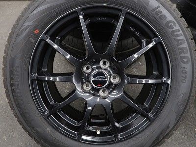 バリ溝】CT プリウス インプレッサ 等に 4本 社外 16インチ 6.5J +48 