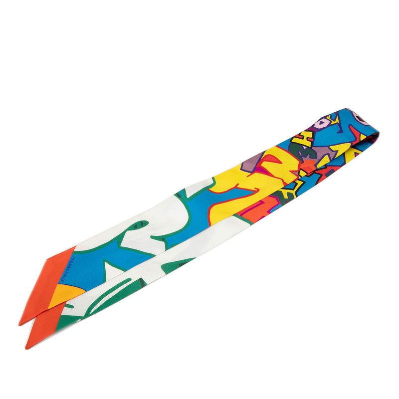 エルメス ツイリー GRAFF グラフィティ スカーフ マルチカラー シルク