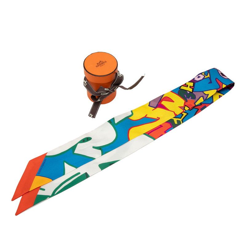 エルメス ツイリー GRAFF グラフィティ スカーフ マルチカラー シルク