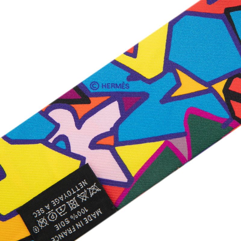 エルメス ツイリー GRAFF グラフィティ スカーフ マルチカラー シルク