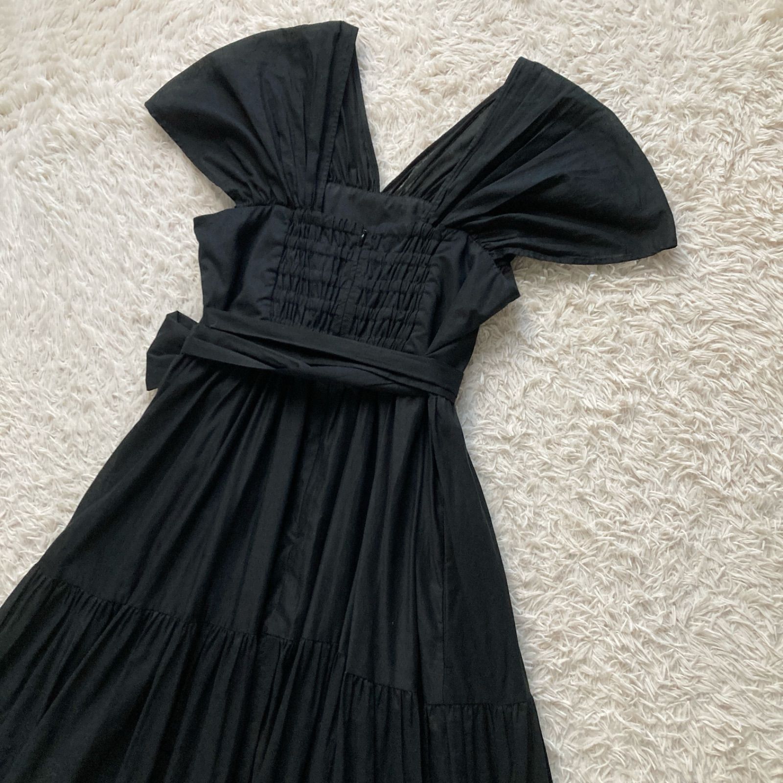 美品 Herlipto ハーリップトゥ Days Of Sunshine Dress ティアード