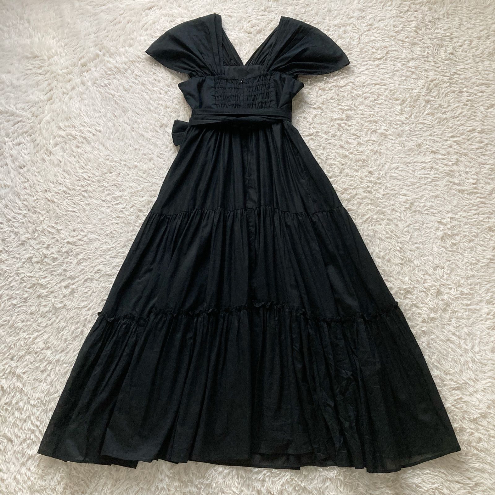 美品 Herlipto ハーリップトゥ Days Of Sunshine Dress ティアード