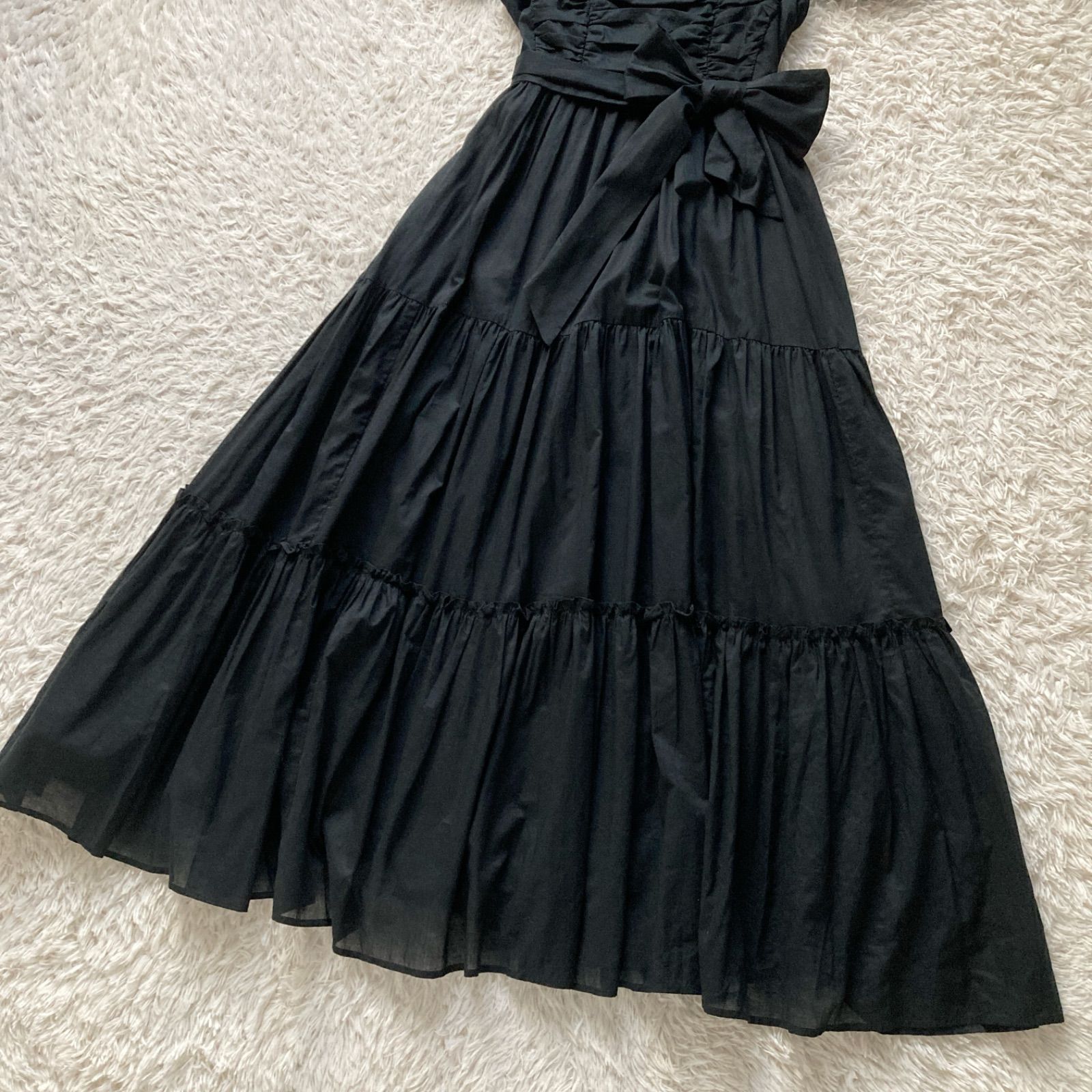 美品 Herlipto ハーリップトゥ Days Of Sunshine Dress ティアード