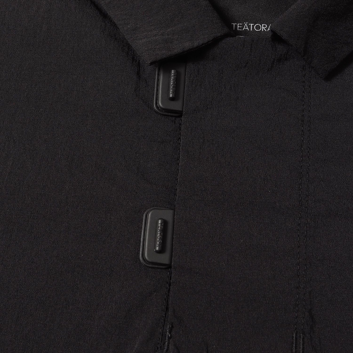美品】TEATORA テアトラ ポロシャツ ブラック 黒 サイズ:3 | カプセル 