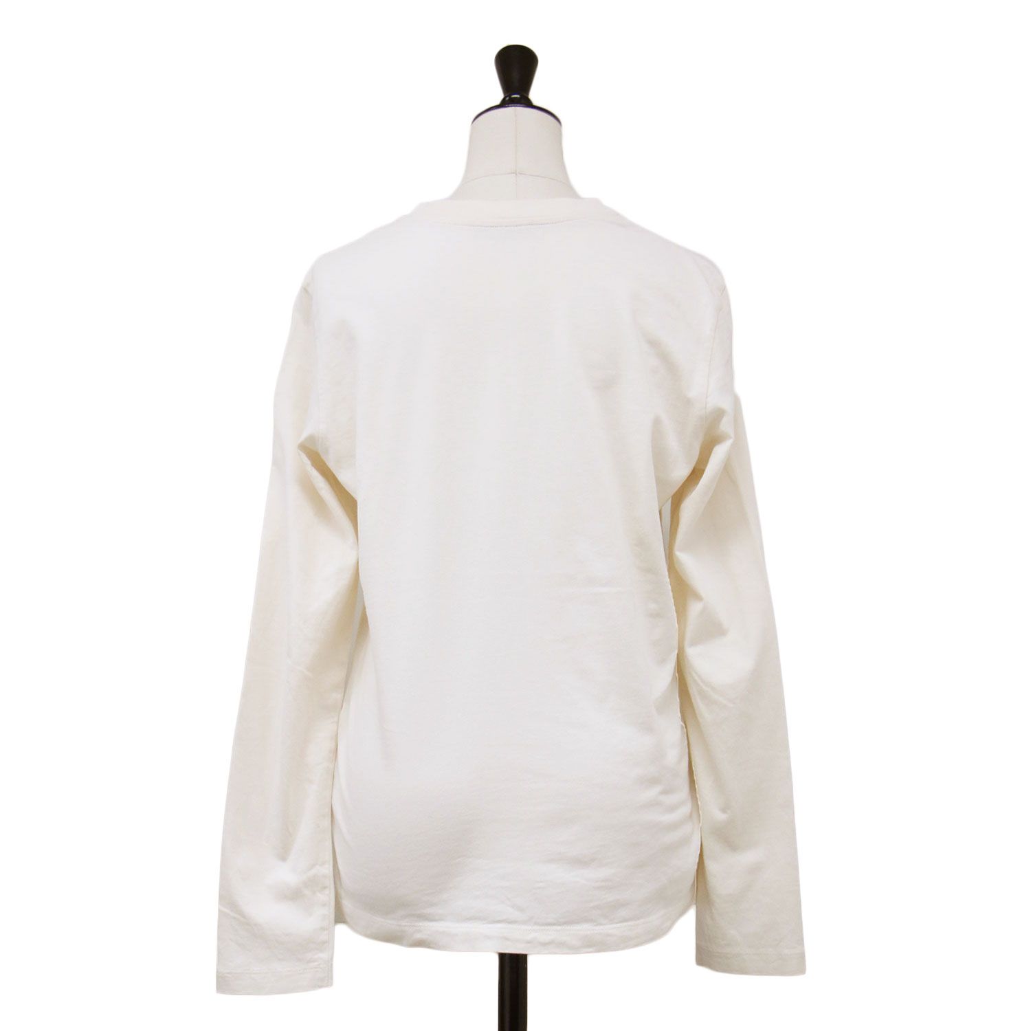 【美品】MONCLER モンクレール Tシャツ アイボリー サイズ:XS | 25秋冬 テディワッペン ロングスリーブ Tシャツ / カットソー 長袖 クルーネック コットン | トップス 【レディース】【中古】 美品】MONCLER モンクレール Tシャツ アイボリー サイズ:XS | 25秋冬