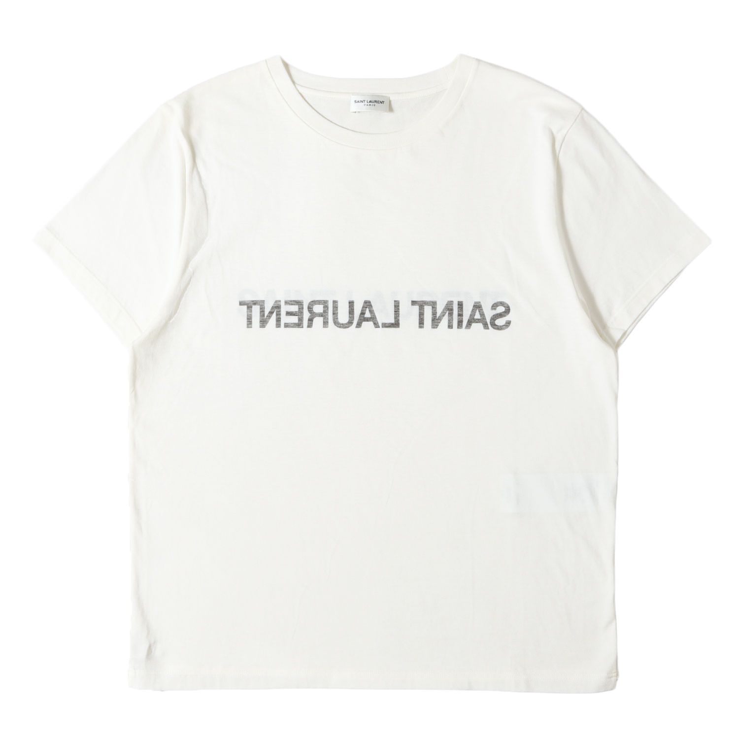 美品】SAINT LAURENT PARIS サンローラン パリ Tシャツ ホワイト 白 