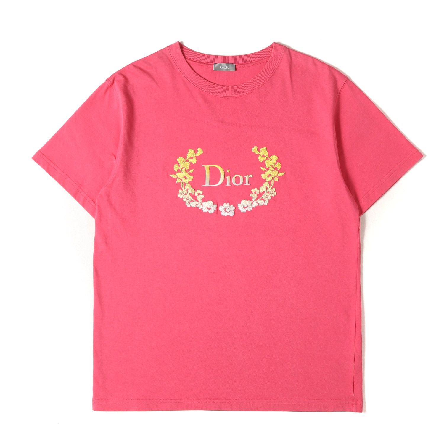 美品】Dior HOMME ディオールオム Tシャツ ピンク サイズ:L | 23SS 