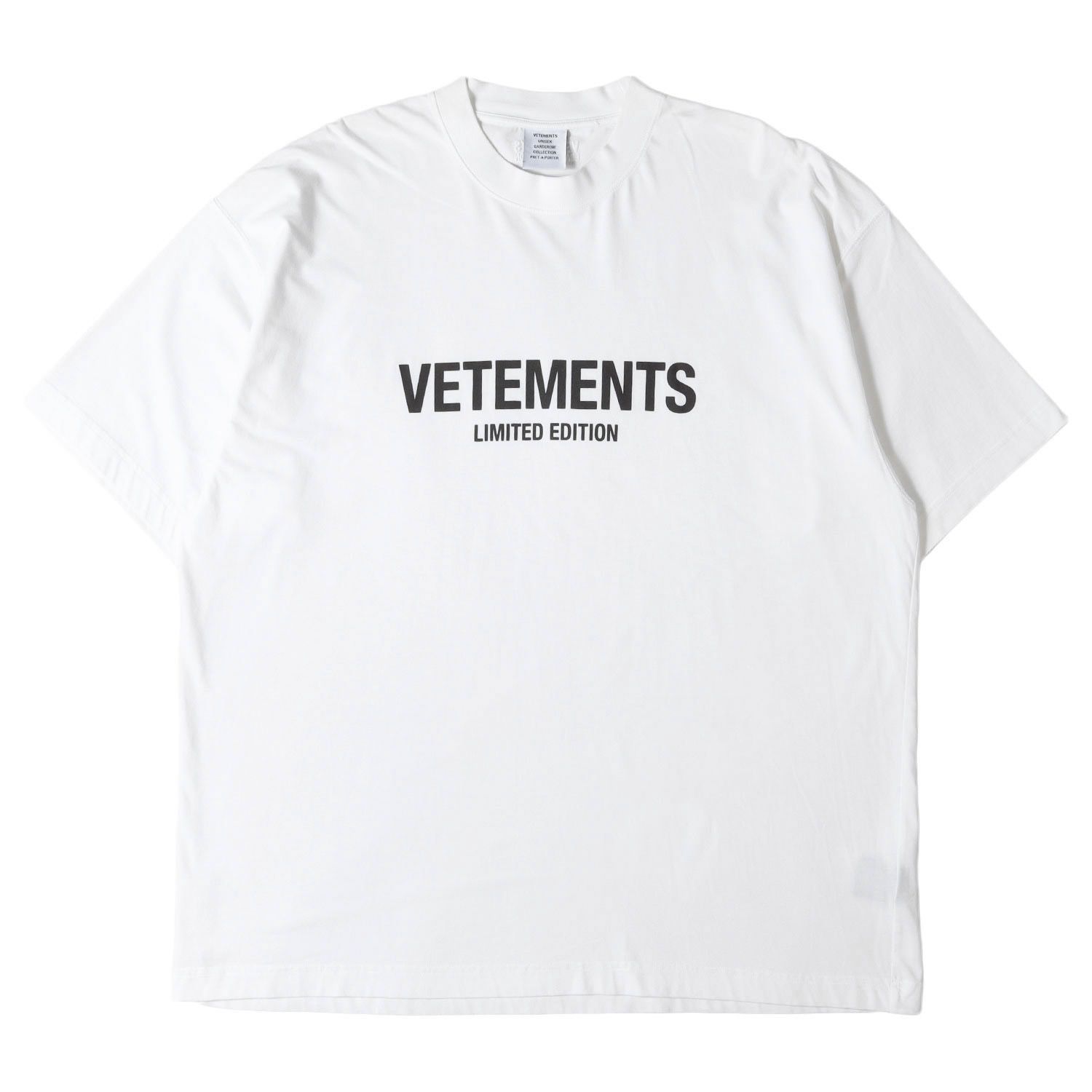 美品】VETEMENTS ヴェトモン Tシャツ ホワイト 白 サイズ:XS | 24AW 