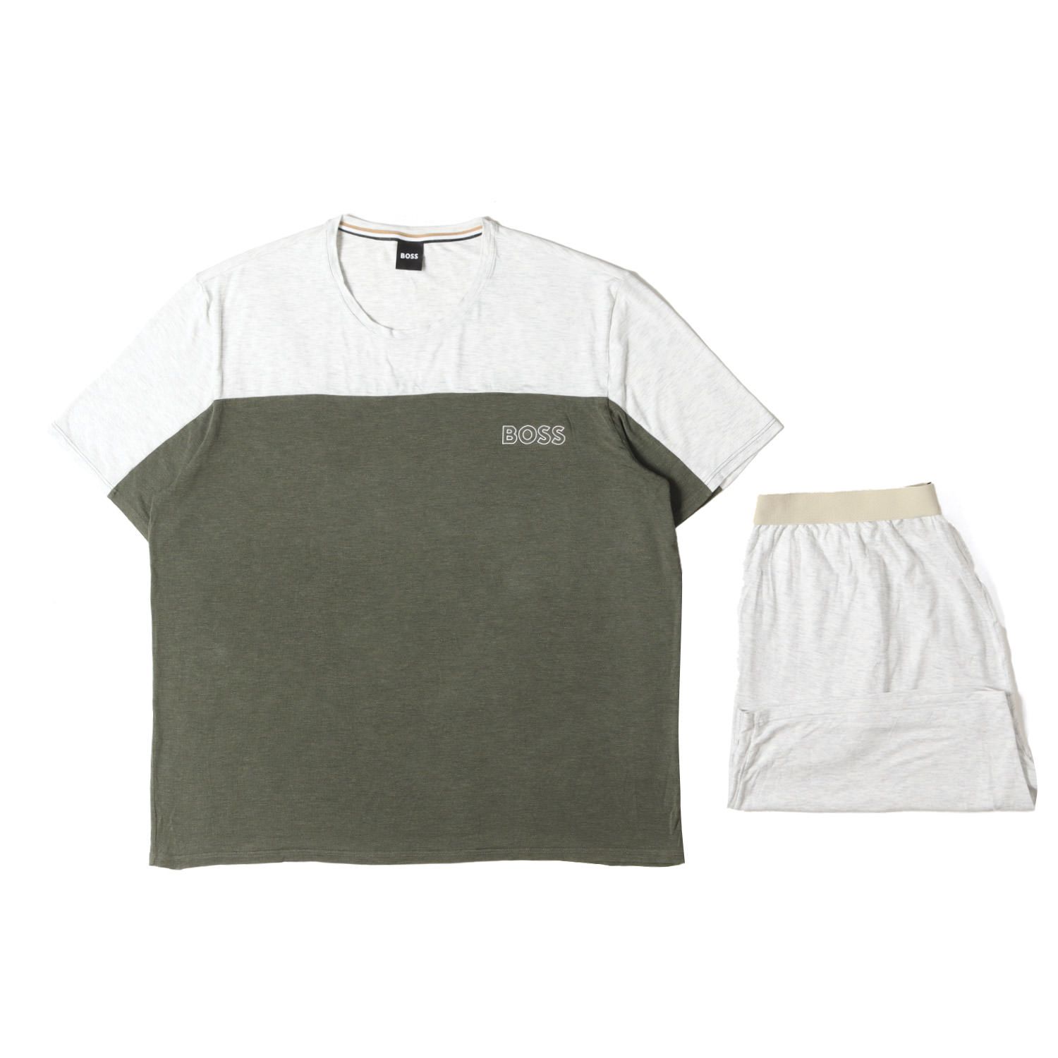 HUGO BOSS ヒューゴボス グレー×オリーブ サイズ:各XL | 現行タグ