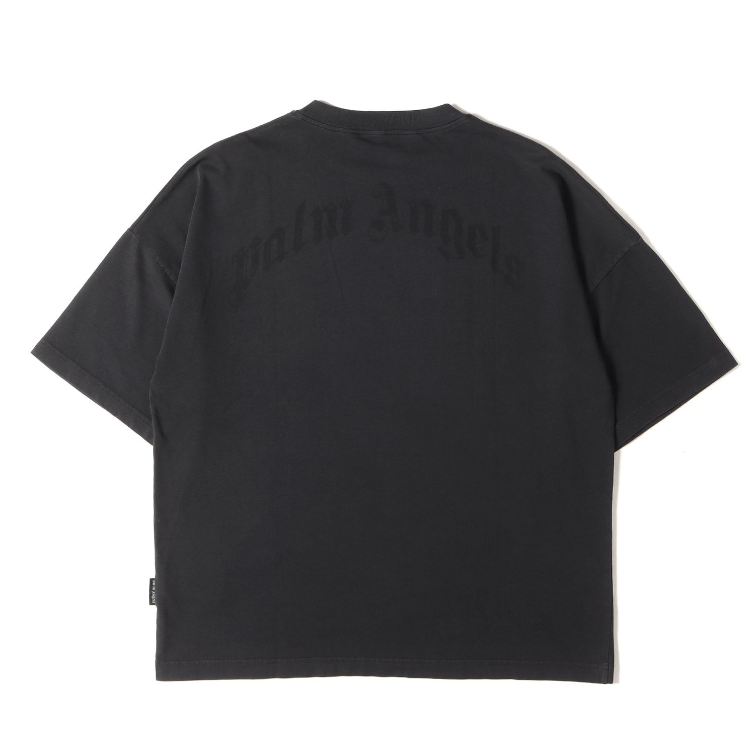 新品】Palm Angels パーム エンジェルス Tシャツ ヴィンテージブラック 
