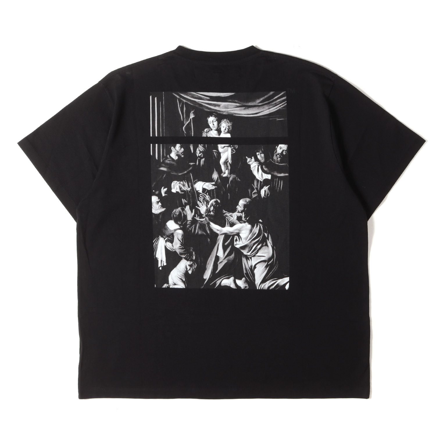 OFF-WHITE オフホワイト Tシャツ ブラック 黒 サイズ:XL | 20SS 絵画 
