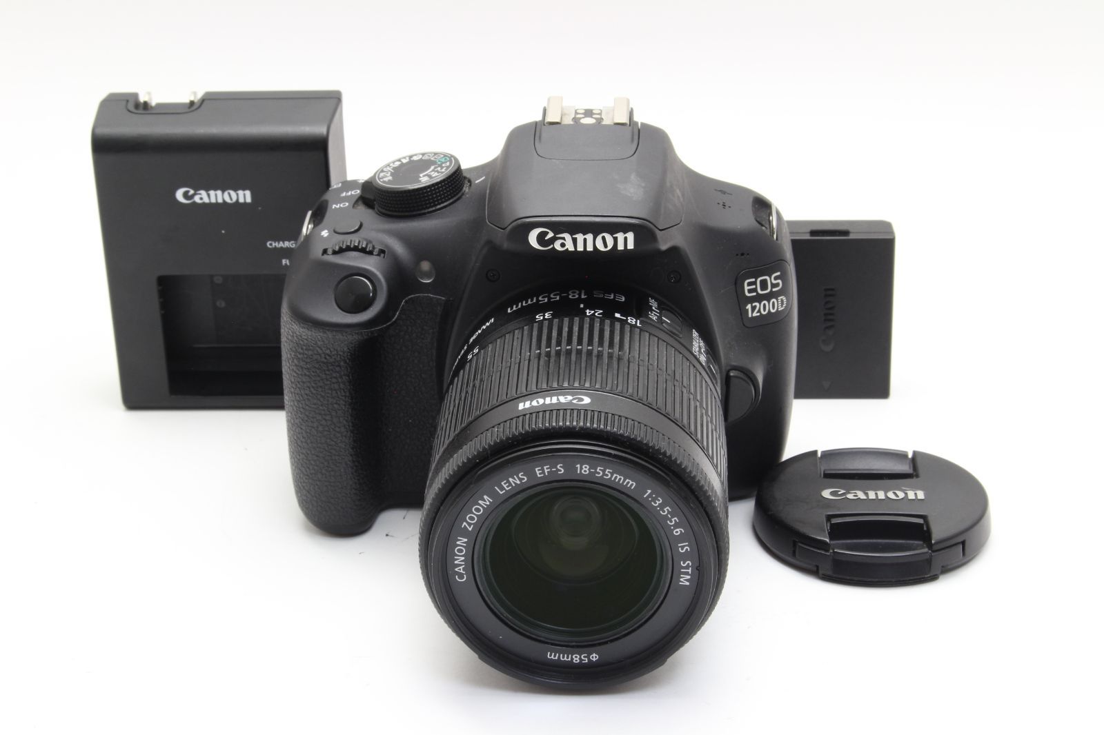 AB (良品) Canon キヤノン EOS 1200D (X70) 18-55mm IS STM レンズ 