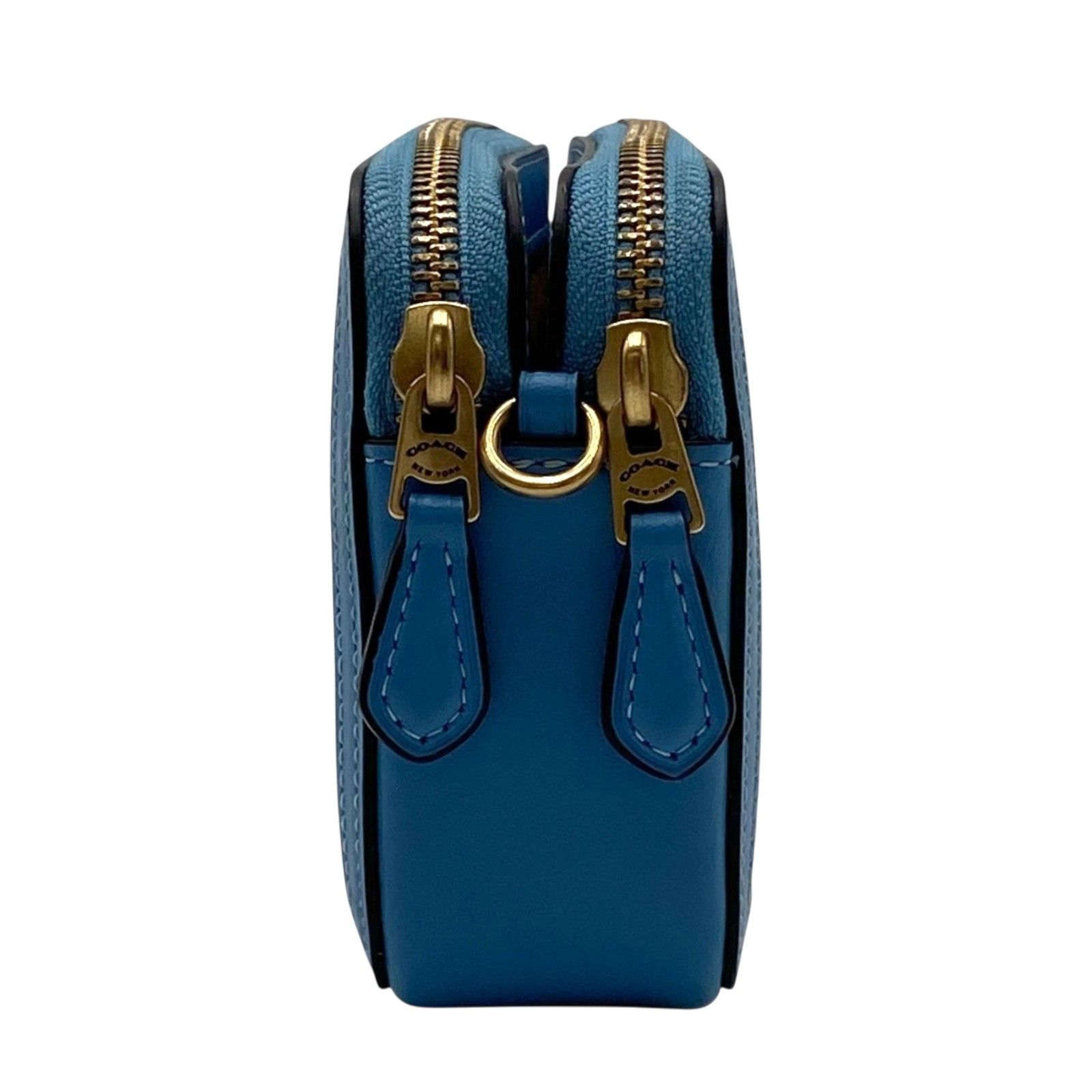 コーチ COACH タビーショルダーバッグ26 ベージュ/ブルー キャンバス/レザー レディース ショルダーバッグ コーチ COACH タビーショルダーバッグ26 ベージュ/ブルー キャンバス