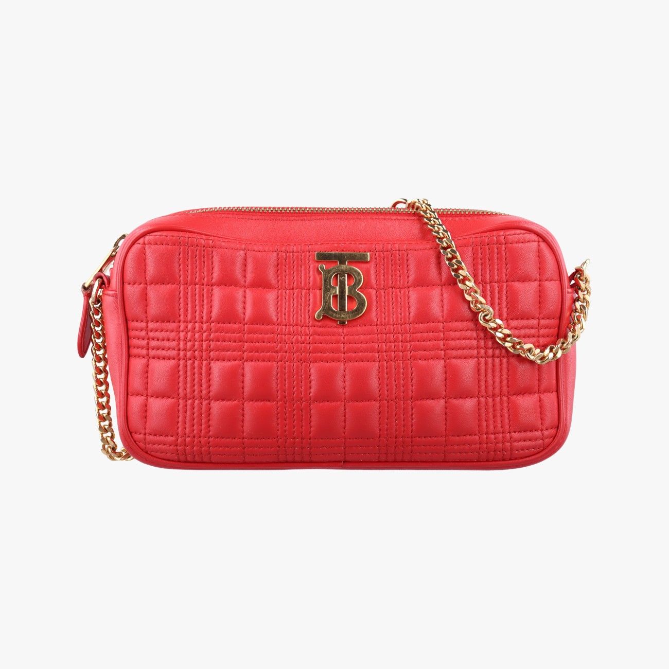 BURBERRY バーバリー TBロゴ キルティングレザー 2WAYチェーン 