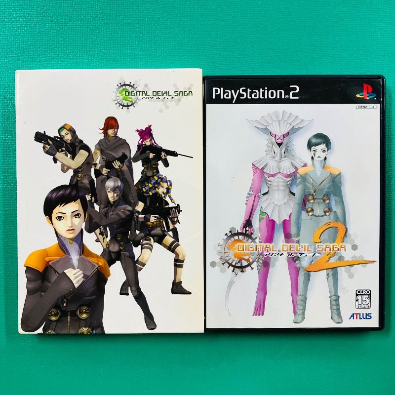 1点ハガキあり2点セット】PS2 デジタルデビルサーガ アバタール