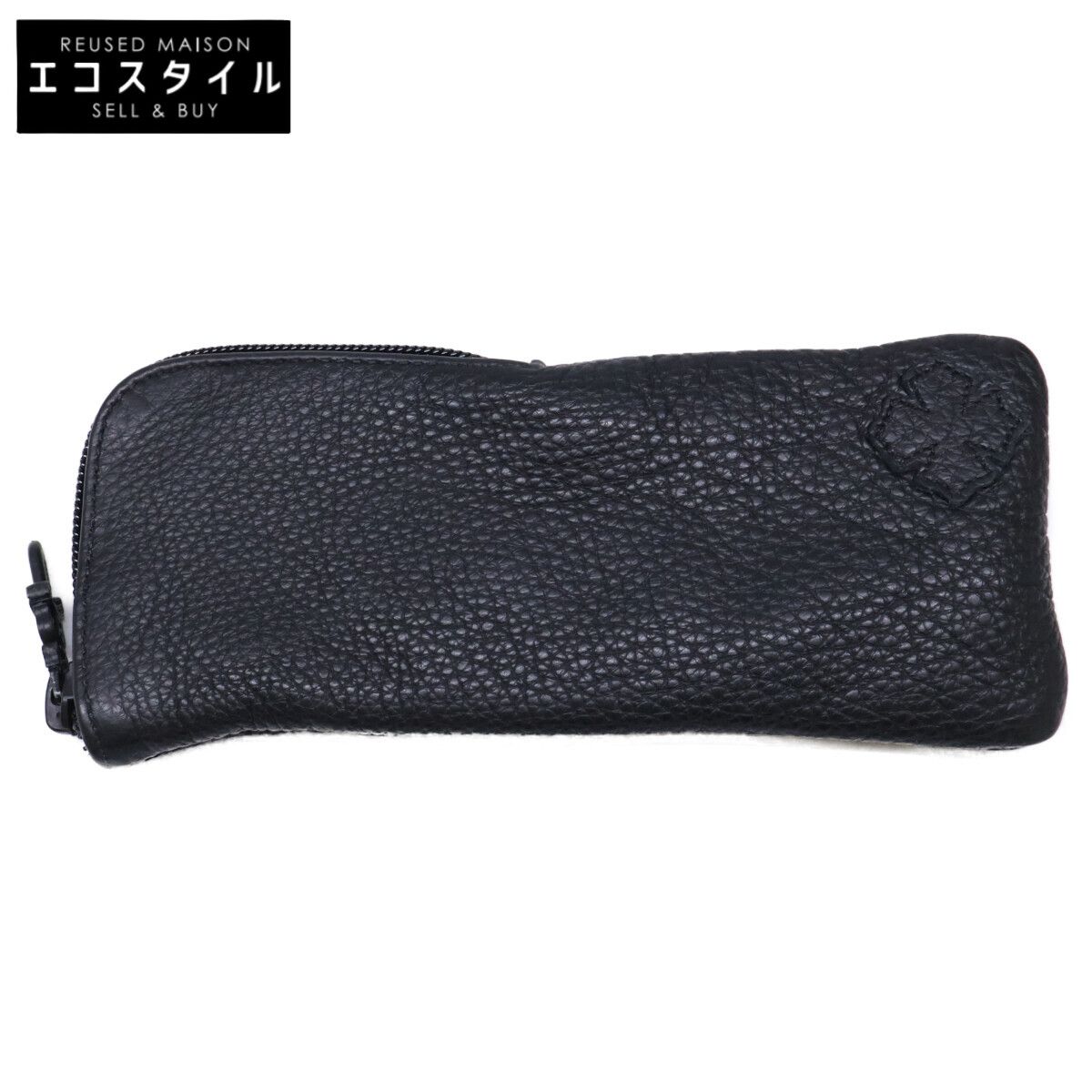 Chrome Hearts クロムハーツ レザー ケース ダガージップ Chrome Hearts クロムハーツ CASE ﾀﾞｶﾞｰｼﾞｯﾌﾟ ﾚｻﾞｰ ｱｲｳｪｱｹｰｽ めがね
