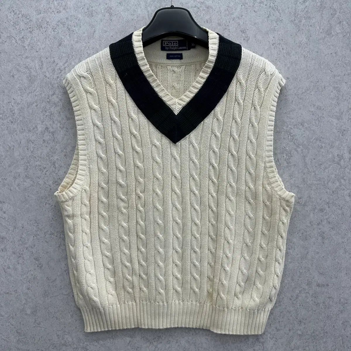 105 ポロ ラルフローレン メンズ ケーブル編みニットベスト - メルカリ