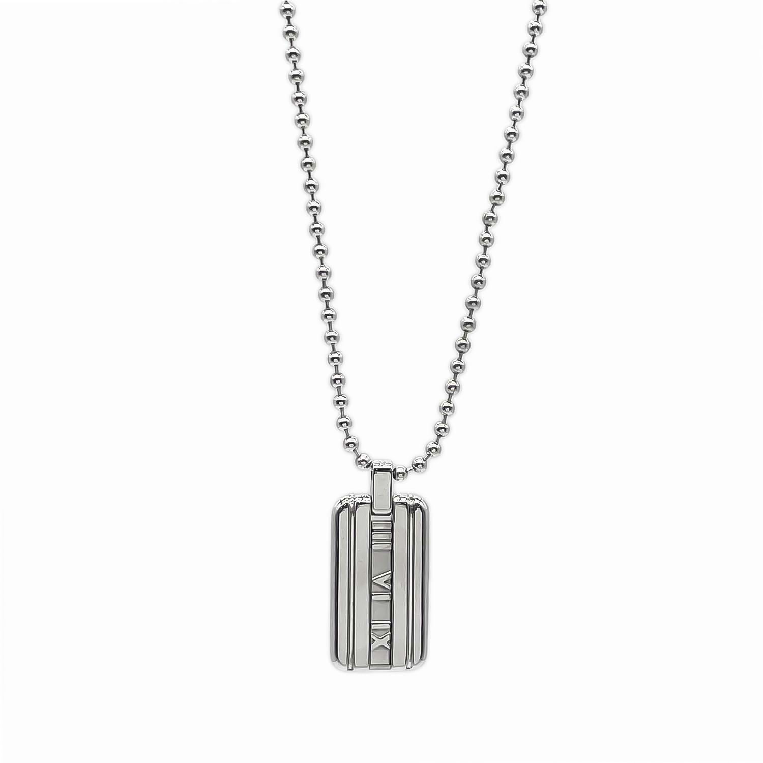 Tiffany&Co. ティファニー アトラスID ネックレス SV925 プレート 新品 