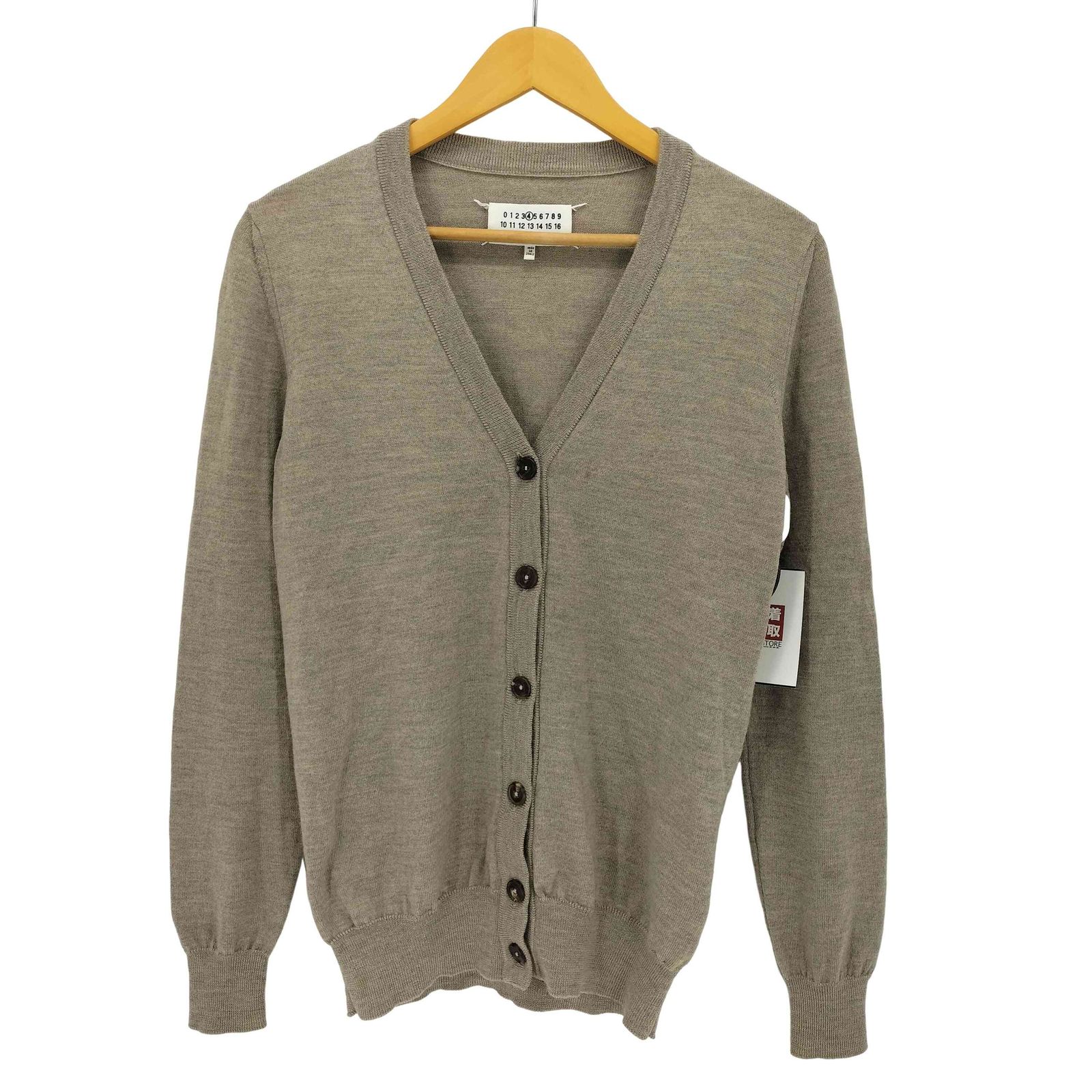 【美品】メゾンマルジェラ エルボーパッチ カーディガン S 15AW メゾンマルジェラ Maison Margiela 15AW エルボーパッチ カーディガン