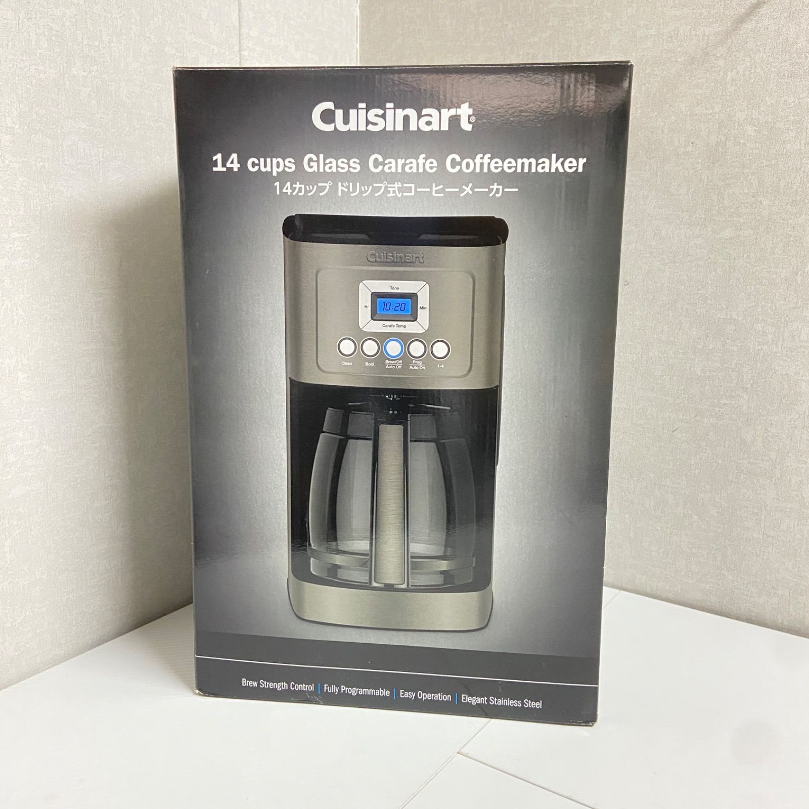 新品・未使用】クイジナート 14カップ ドリップ式コーヒーメーカー 