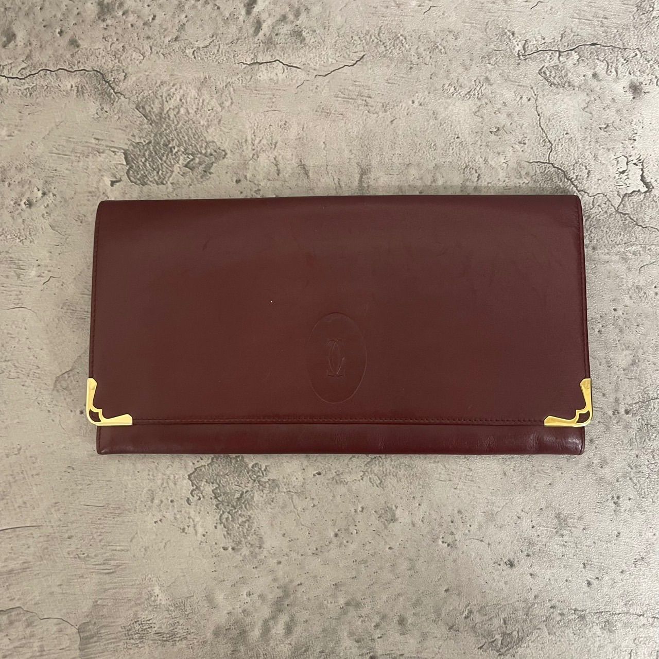 美品 Cartier カルティエ クラッチバッグ マストライン ゴールド金具