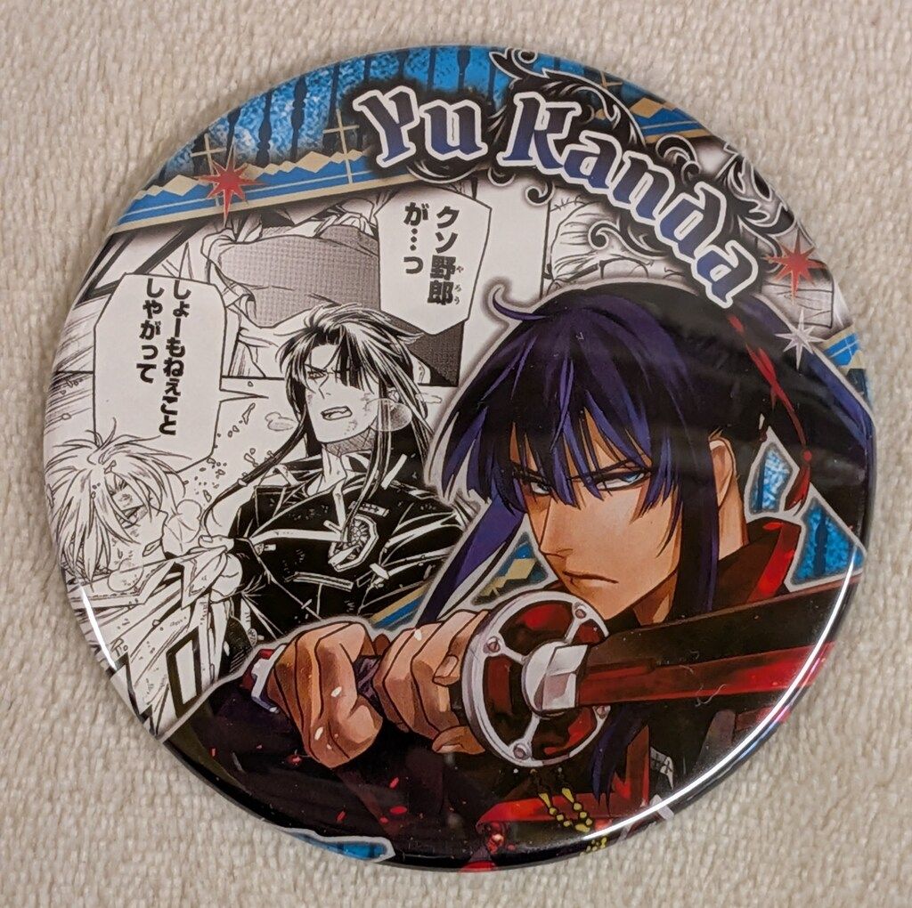 D.Gray-man 原画展 東京 神田ユウ 缶バッジ 【公式通販】