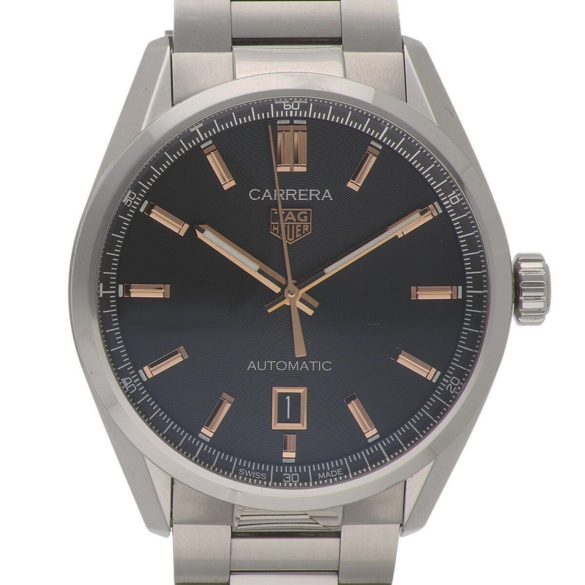 中古】 TAG HEUER タグホイヤー カレラ・キャリバー5デイト WBN2113 