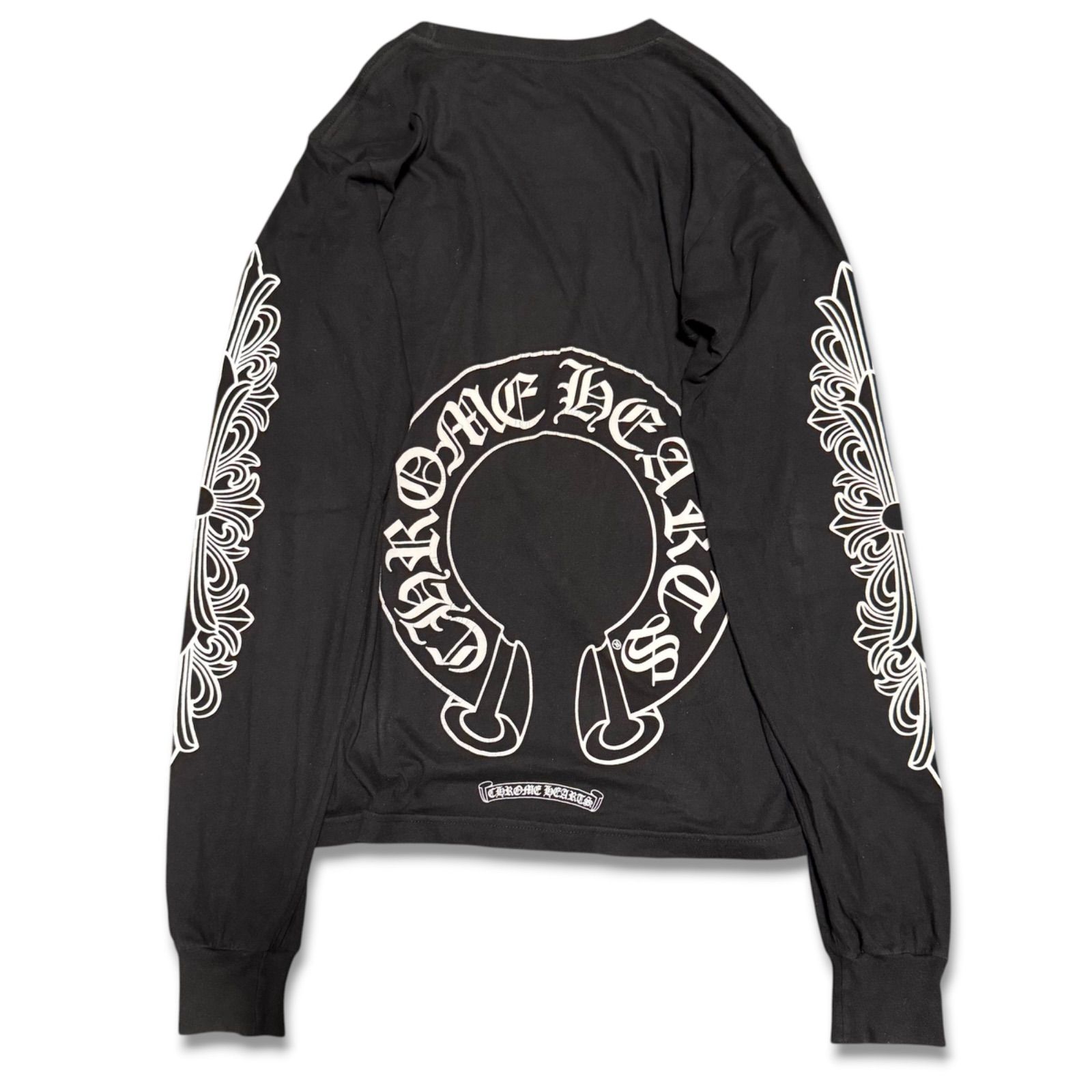 鑑定済み正規品】CHROME HEARTS クロムハーツ ホースシュー フローラル 